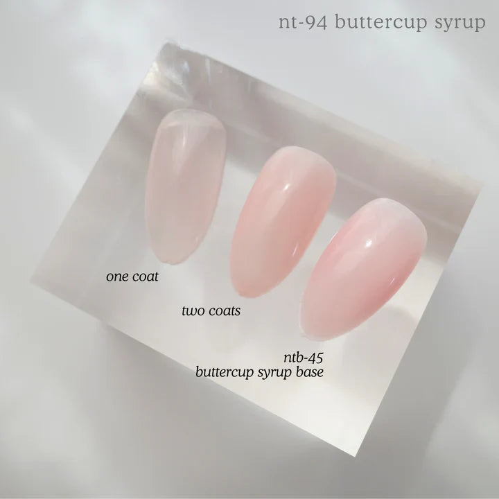 NAIL THOUGHTS NTB-45 BUTTERCUP SYRUP BASE | Tinted builder base gel