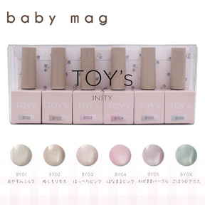TOY's x INITY Baby Mag (Magnetic Gel) Collection - Full 6pc set/Individual bottles