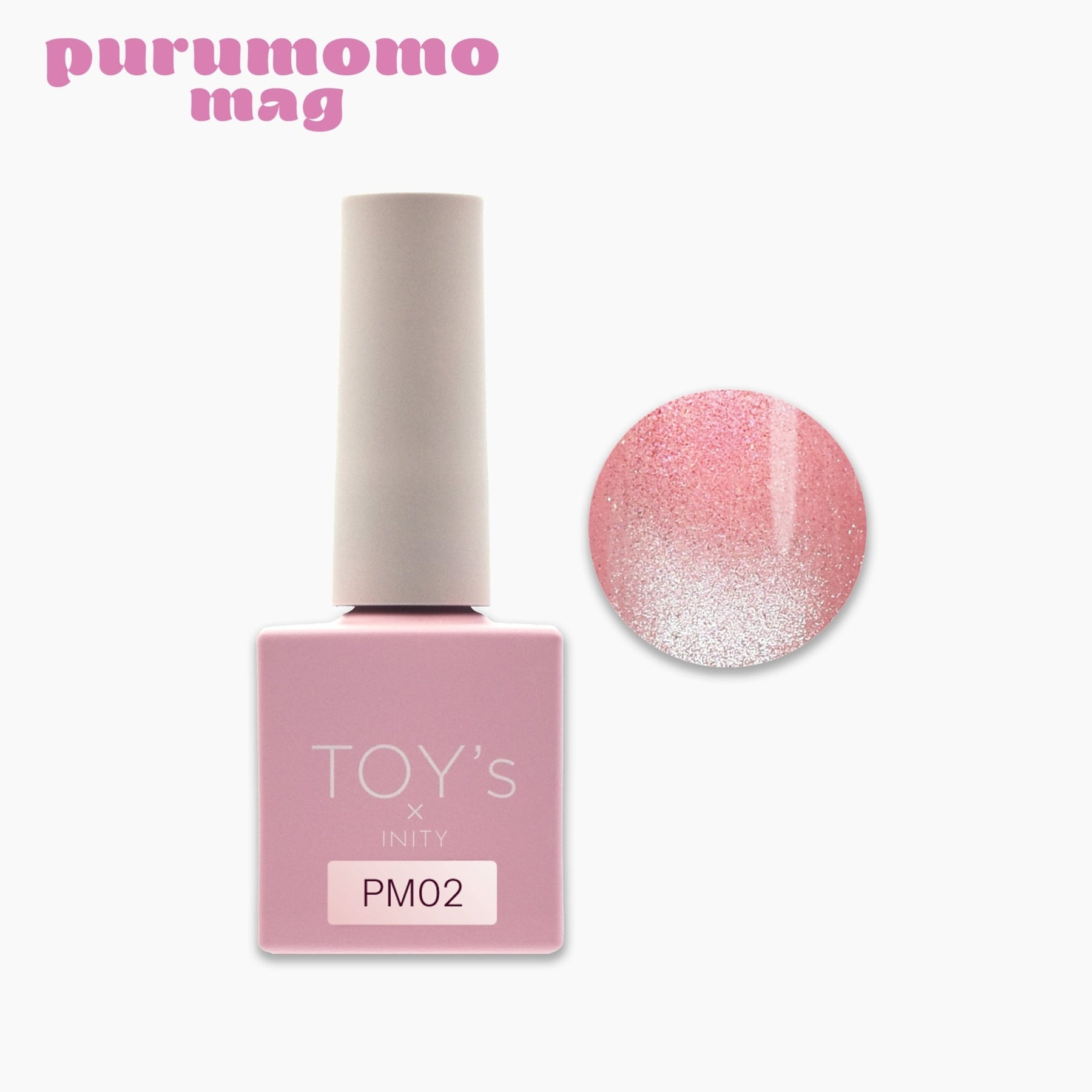 TOY's x INITY 'purumomo' Magnetic Gel Collection - Full 6pc set/Individual Bottles