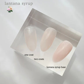 NAIL THOUGHTS NTB-43 LANTANA SYRUP BASE | Tinted builder base gel