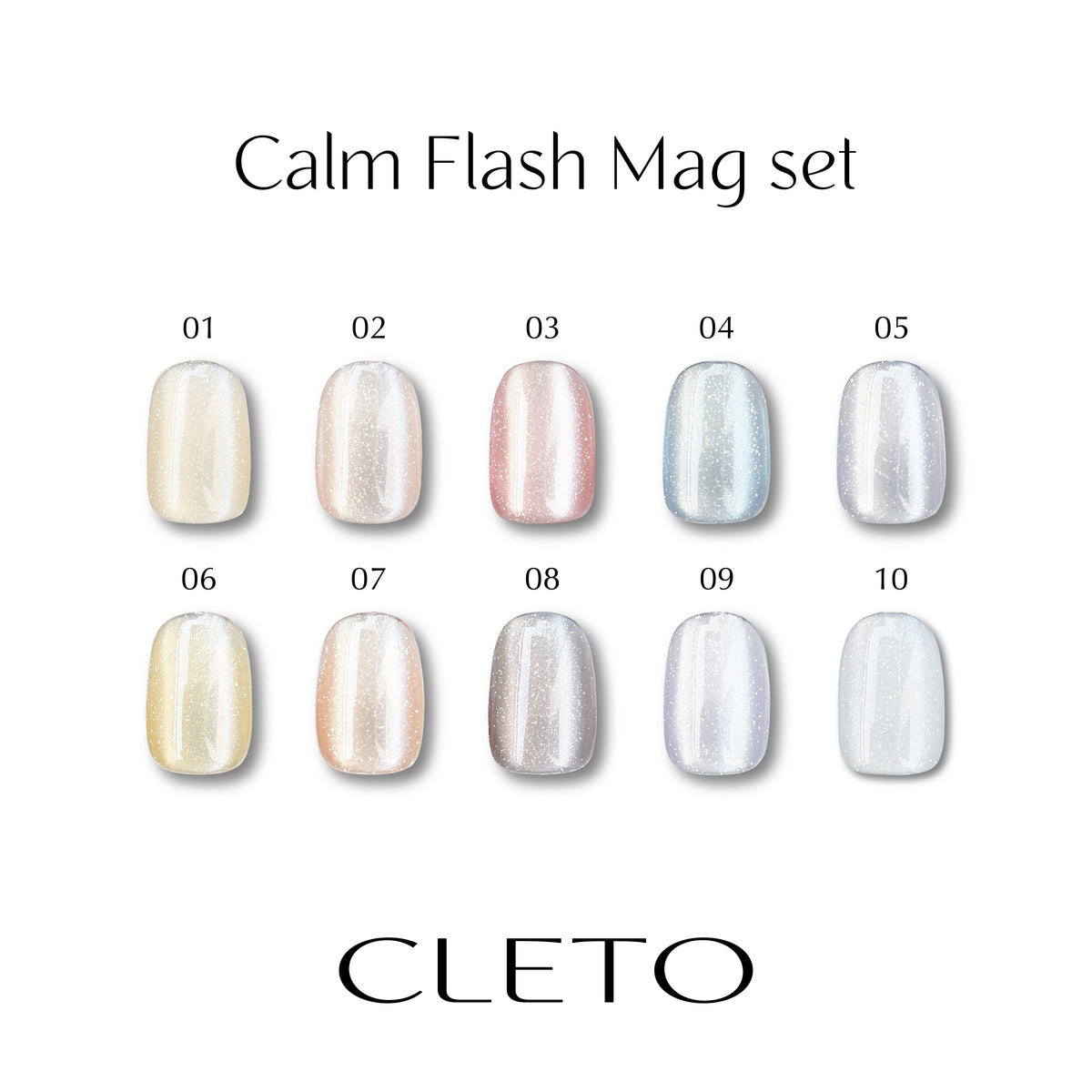 CLETO Calm Flash Mag - Full 10pc set/Single bottles (01-10)