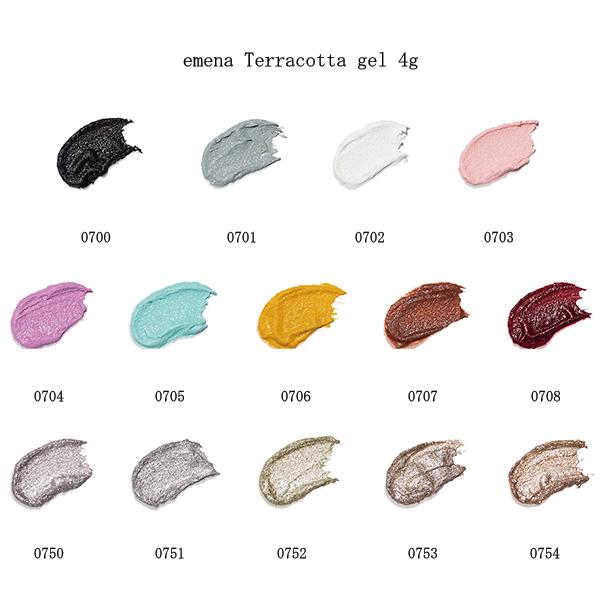 EMENA Terracotta texture gel - 14 colours
