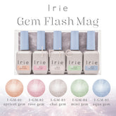 Irie Gem Flash Mag Magnetic Gel Collection - Full 5pc Set / Individual Colours (12ml) - Full 5pc Set