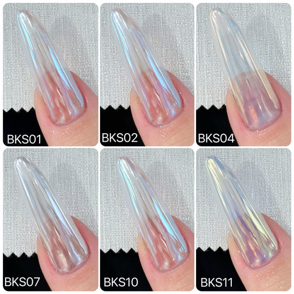 MPA Moonlight Sky Chrome Powder by misspinknail - Full 6pc set/Individual Colours (BKS)