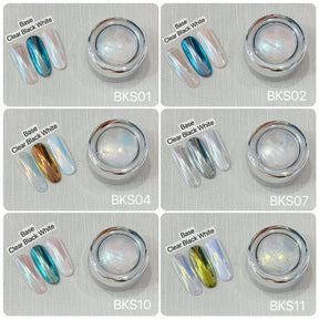 MPA Moonlight Sky Chrome Powder by misspinknail - Full 6pc set/Individual Colours (BKS)