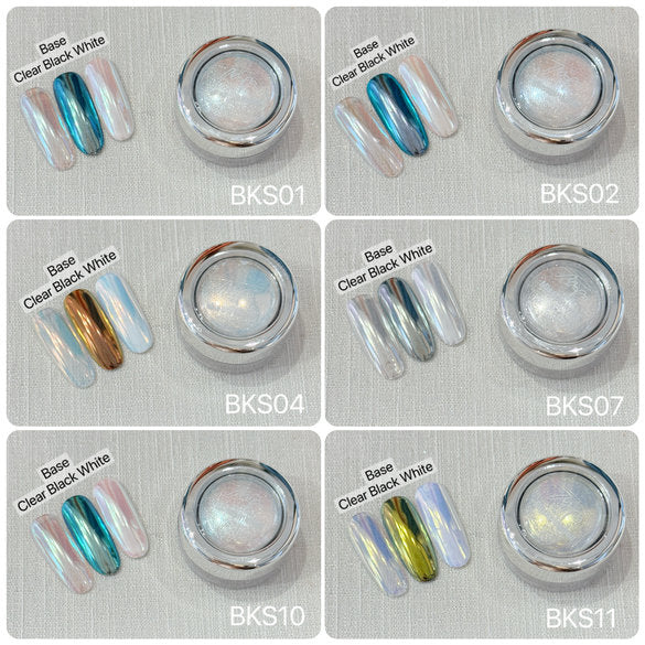 MPA Moonlight Sky Chrome Powder by misspinknail - Full 6pc set/Individual Colours (BKS)