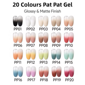 MPA Pat Pat Gel Set - Full 20pc Set/Singles