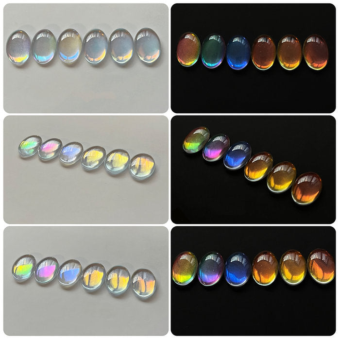 MPA Transparent Ice Moonlight Chrome Powder by misspinknail - Full 6pc set/Individual Colours (RV)