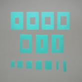 UNGU - Square Cut Masking Nail Art Stencil Sheet - Default Title