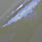 UNGU - Cut Aurora Nail Art Sheet | Blue x Yellow (3 Shapes) - Oval