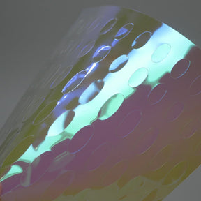 UNGU - Cut Aurora Nail Art Sheet | Pink x Green (3 Shapes) - Oval