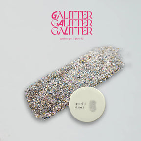énoi 'galitter' Glitter Gel Collection - full 20pc set/10pc sets/individual pots (gt01-gt20)