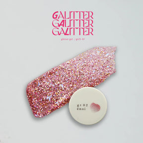 énoi 'galitter' Glitter Gel Collection - full 20pc set/10pc sets/individual pots (gt01-gt20)