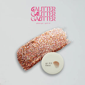 énoi 'galitter' Glitter Gel Collection - full 20pc set/10pc sets/individual pots (gt01-gt20)