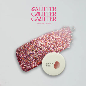 énoi 'galitter' Glitter Gel Collection - full 20pc set/10pc sets/individual pots (gt01-gt20)