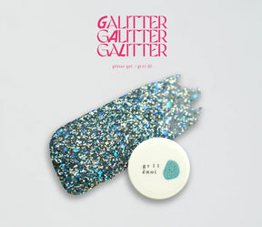 énoi 'galitter' Glitter Gel Collection - full 20pc set/10pc sets/individual pots (gt01-gt20)