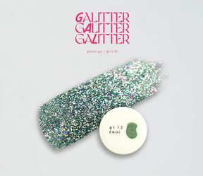 énoi 'galitter' Glitter Gel Collection - full 20pc set/10pc sets/individual pots (gt01-gt20)