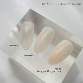 NAIL THOUGHTS NTB-40 HONEYSUCKLE SYRUP BASE | Tinted builder base gel
