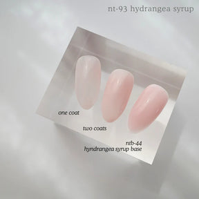 NAIL THOUGHTS NTB-44 HYDRANGEA SYRUP BASE | Tinted builder base gel