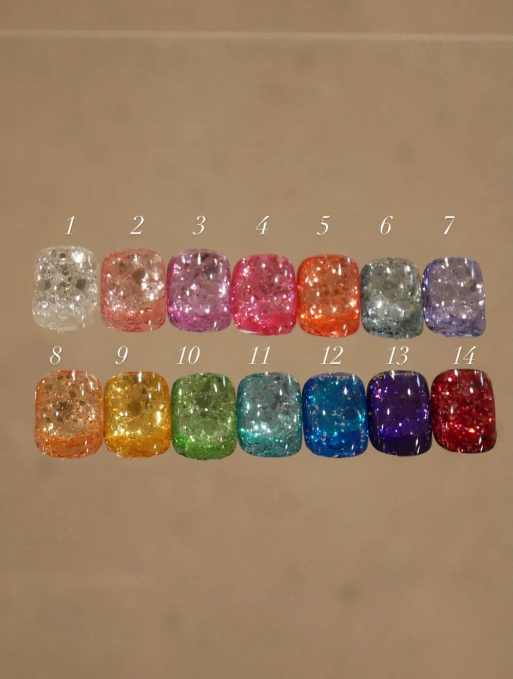 (PRE-ORDER) énoi Candy horo Collection - full 14pc set/individual pots (#01-#14)