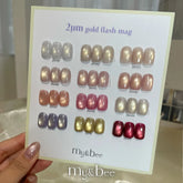 my&bee 2μm Gold flash mag - 12 flash magnetic colours