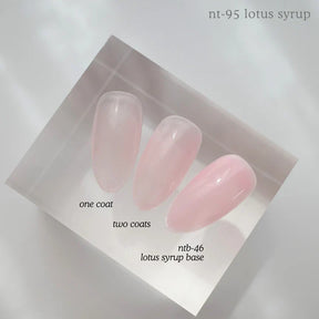 NAIL THOUGHTS NTB-46 LOTUS SYRUP BASE | Tinted builder base gel