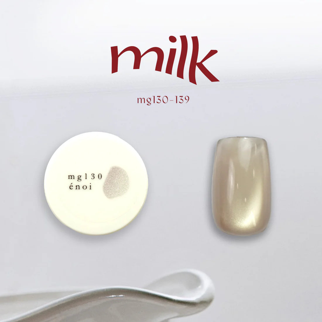 énoi 'milk' Magnetic Gel Series 1 - full 20pc set/10pc sets/individual pots (mg130-149)
