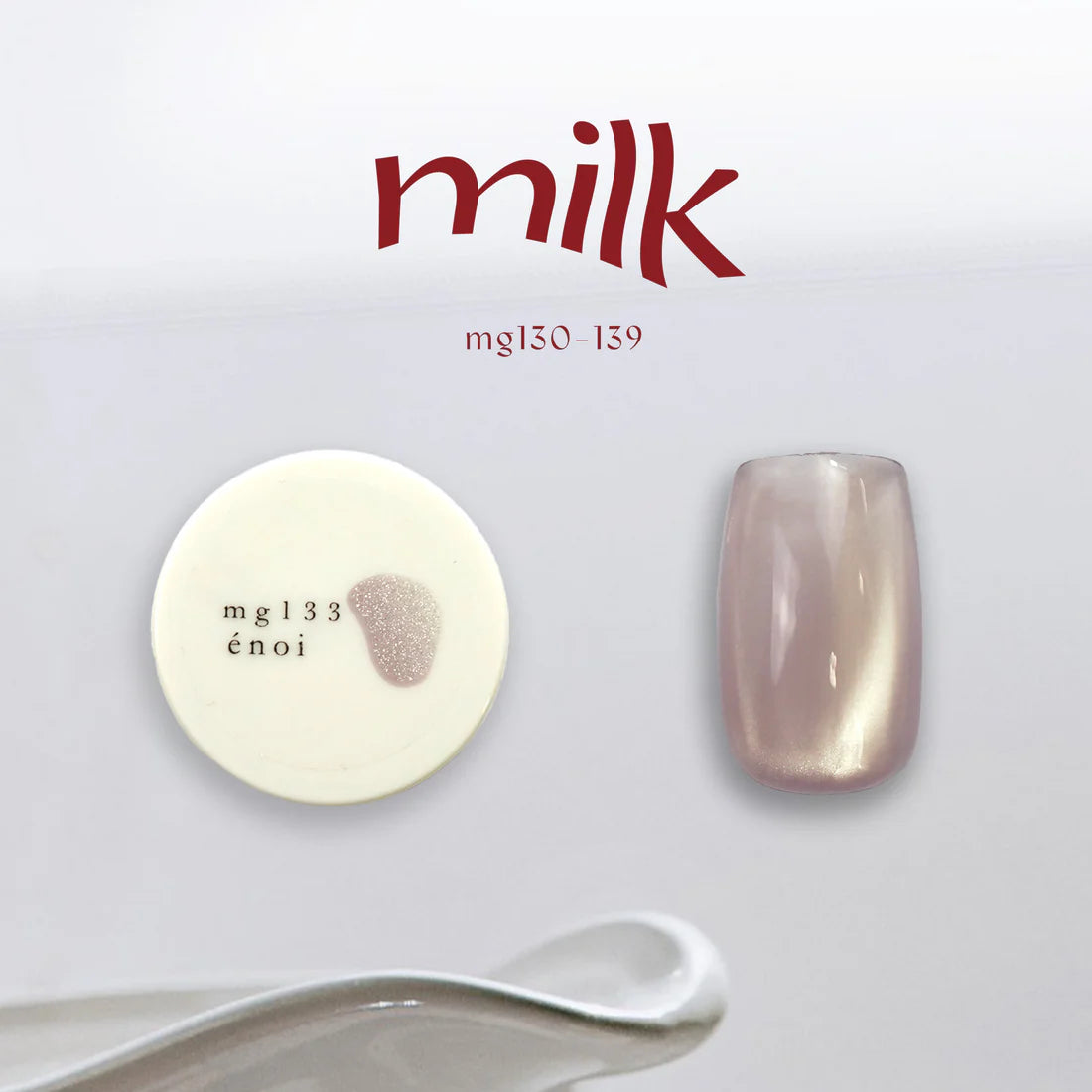 énoi 'milk' Magnetic Gel Series 1 - full 20pc set/10pc sets/individual pots (mg130-149)