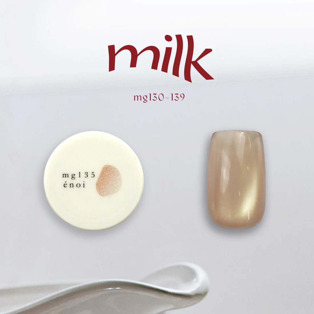 énoi 'milk' Magnetic Gel Series 1 - full 20pc set/10pc sets/individual pots (mg130-149)
