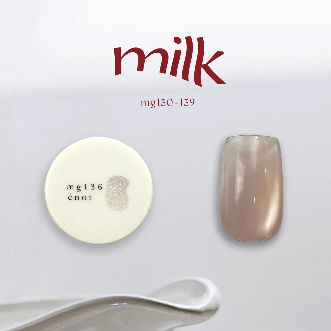 énoi 'milk' Magnetic Gel Series 1 - full 20pc set/10pc sets/individual pots (mg130-149)