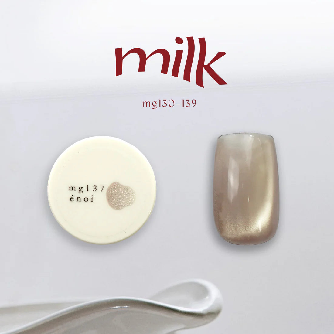 énoi 'milk' Magnetic Gel Series 1 - full 20pc set/10pc sets/individual pots (mg130-149)