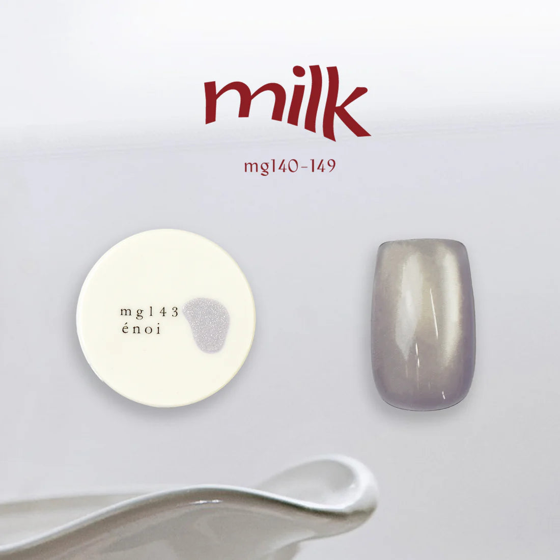 énoi 'milk' Magnetic Gel Series 1 - full 20pc set/10pc sets/individual pots (mg130-149)