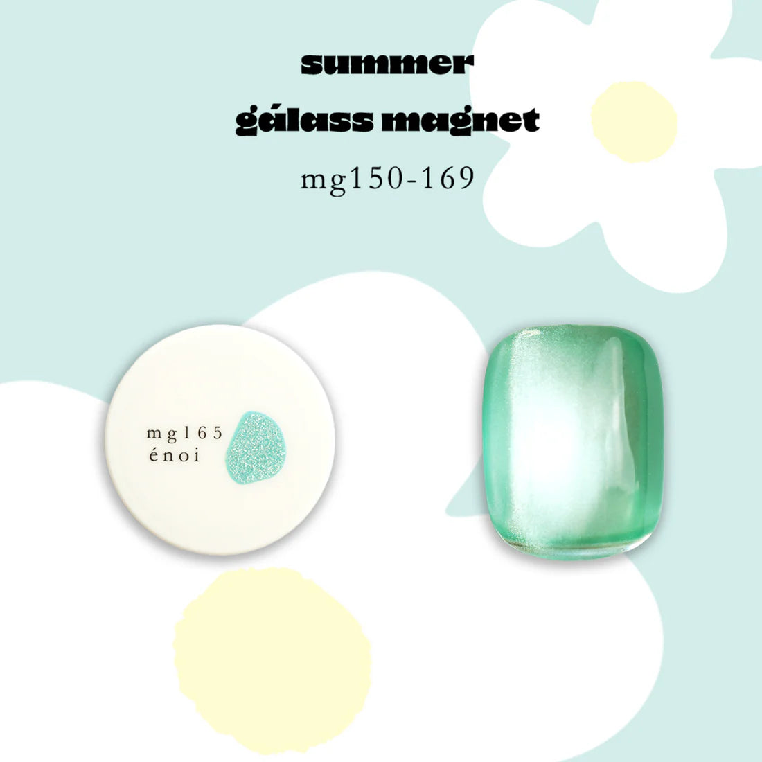 énoi summer gálass (glass) Magnet Gel Collection - full 20pc set/individual pots (mg150-169)