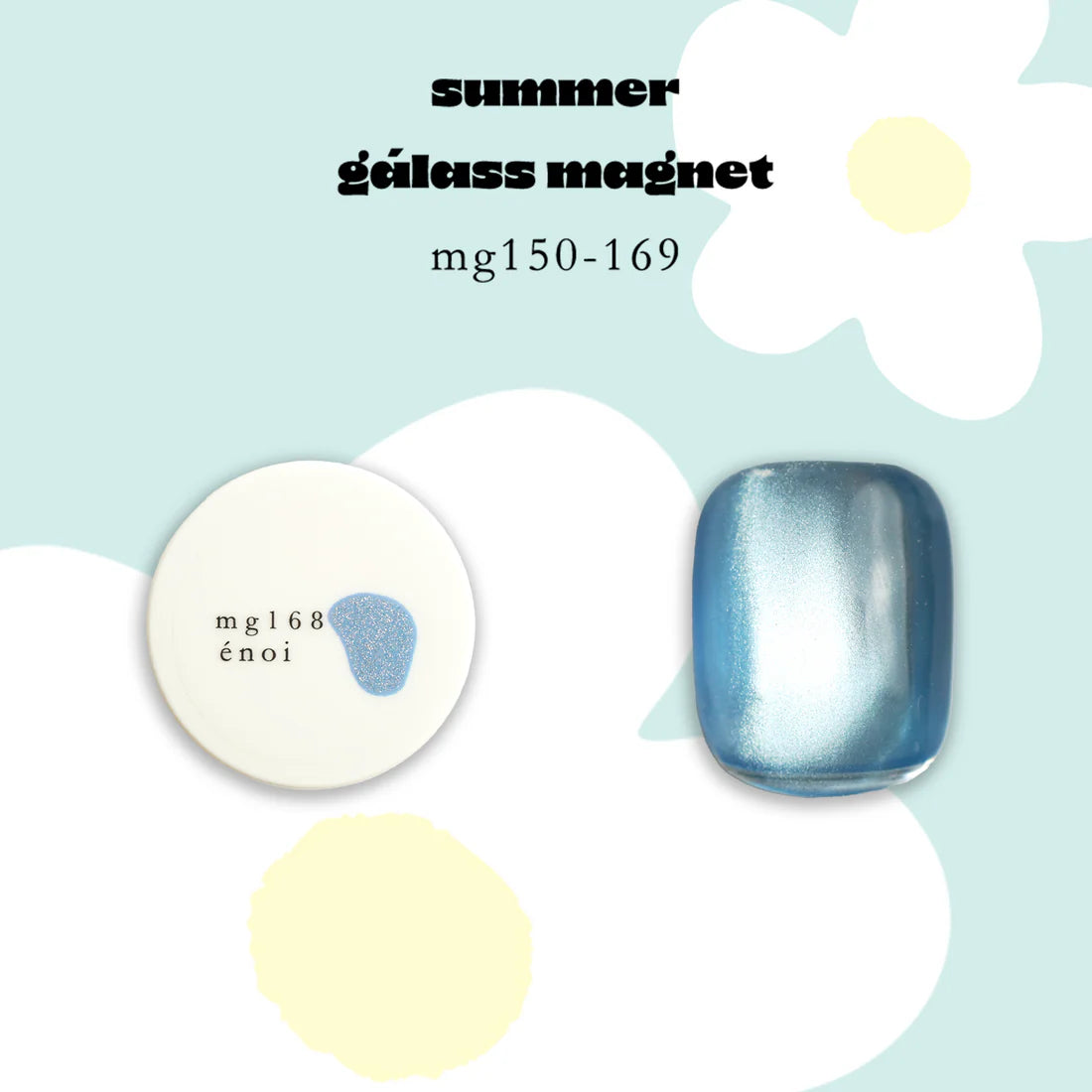 énoi summer gálass (glass) Magnet Gel Collection - full 20pc set/individual pots (mg150-169)