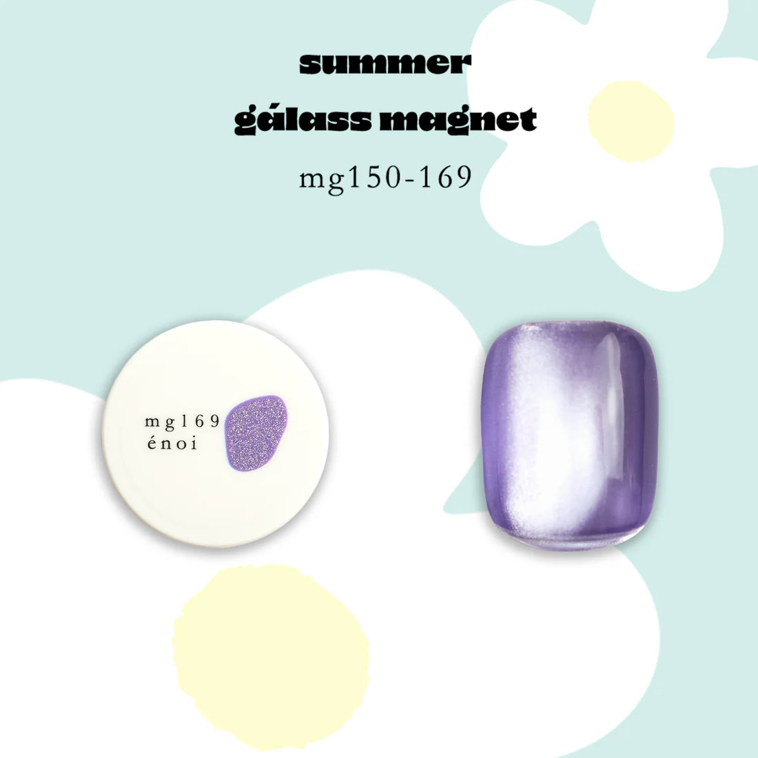 énoi summer gálass (glass) Magnet Gel Collection - full 20pc set/individual pots (mg150-169)