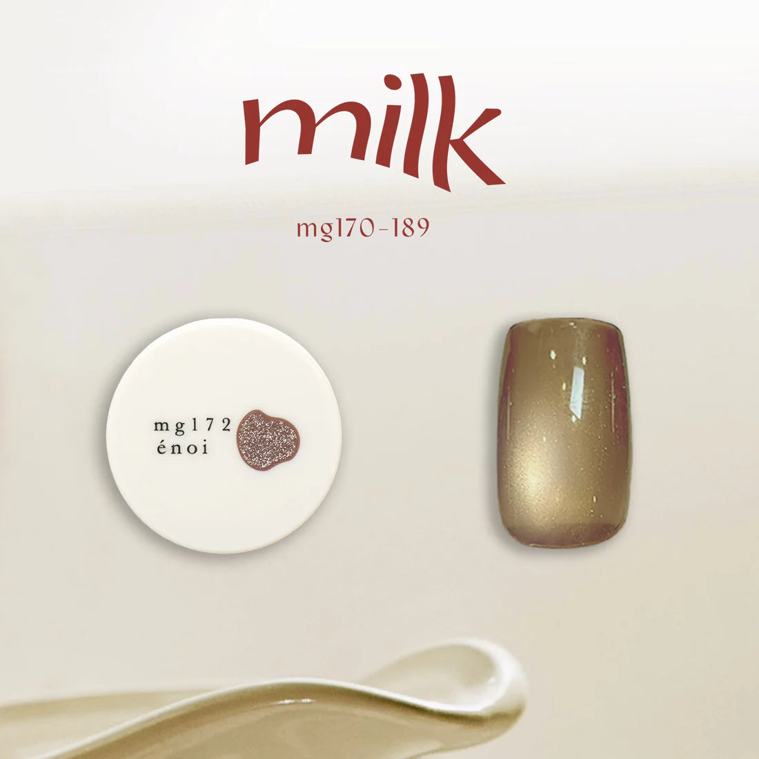 énoi 'milk' Magnetic Gel Series 2 - full 20pc set/individual pots (mg170-189)