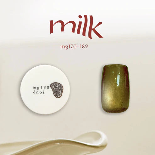 énoi 'milk' Magnetic Gel Series 2 - full 20pc set/individual pots (mg170-189)