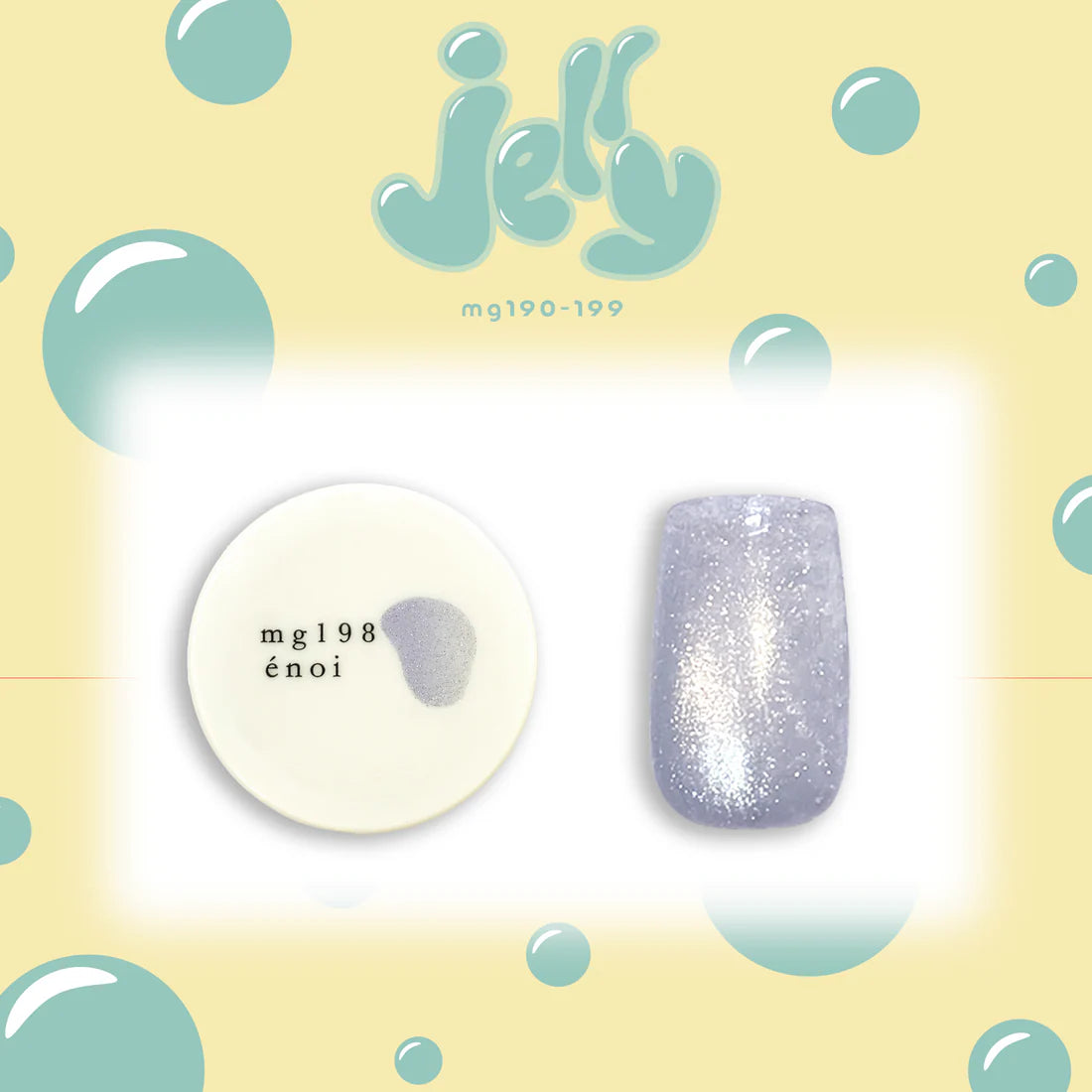 énoi jelly Magnetic Gel Series - full 20pc set/10pc sets/individual pots (mg190-209)