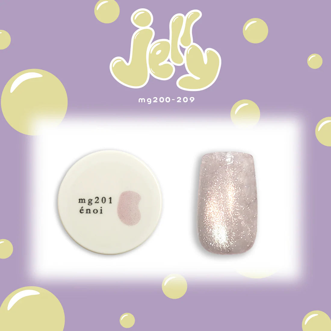 énoi jelly Magnetic Gel Series - full 20pc set/10pc sets/individual pots (mg190-209)