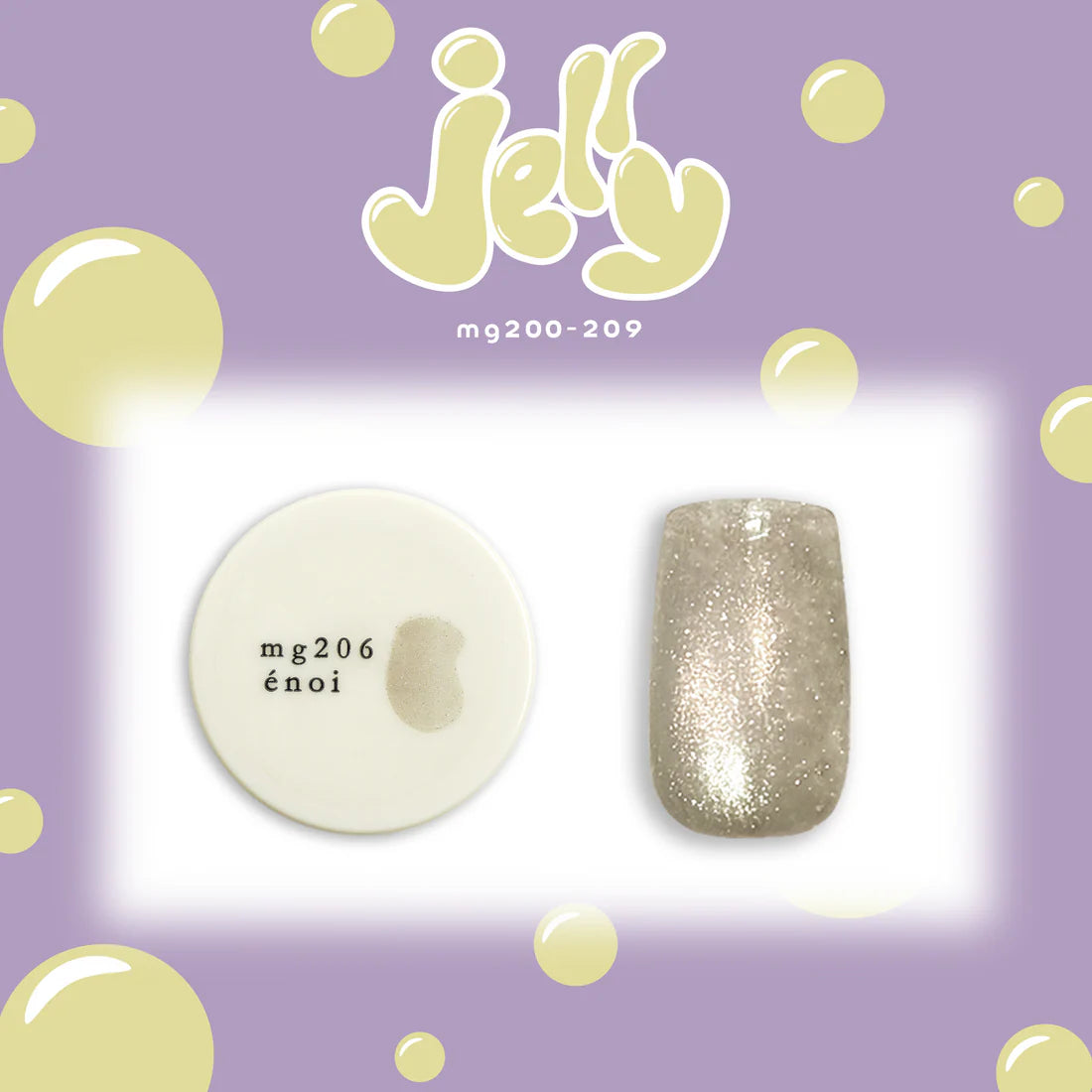 énoi jelly Magnetic Gel Series - full 20pc set/10pc sets/individual pots (mg190-209)