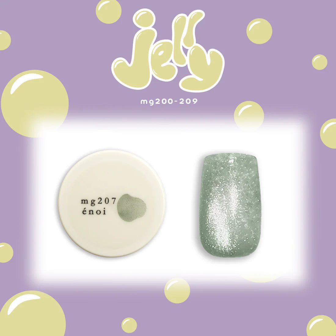 énoi jelly Magnetic Gel Series - full 20pc set/10pc sets/individual pots (mg190-209)