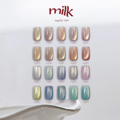 énoi 'milk' Magnetic Gel Series 1 - full 20pc set/10pc sets/individual pots (mg130-149)