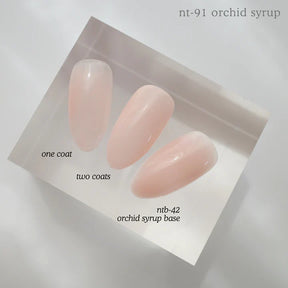 NAIL THOUGHTS NTB-42 ORCHID SYRUP BASE | Tinted builder base gel