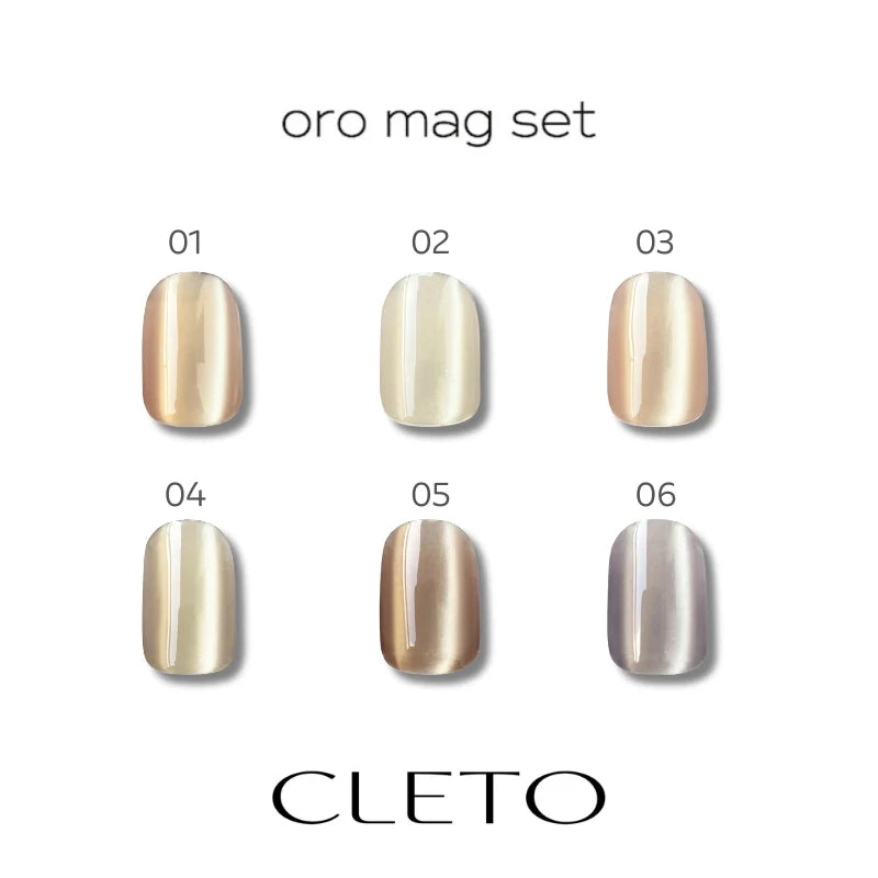 CLETO Oro Mag Set #1 - Full 6pc set/Single bottles (01-06)