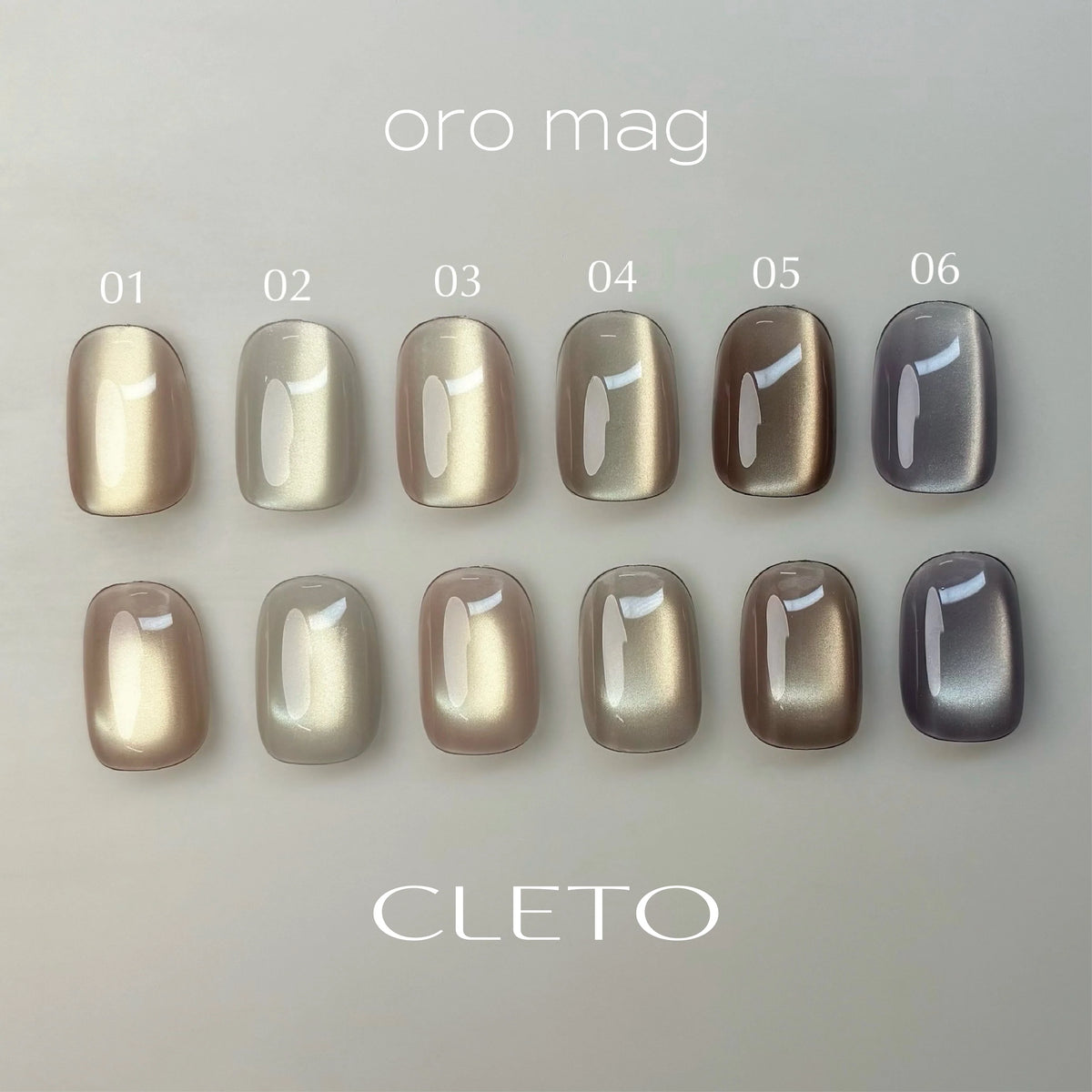 CLETO Oro Mag Set #1 - Full 6pc set/Single bottles (01-06)