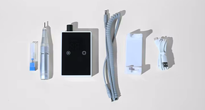 PEONY Compact E-File/Nail Drill + Handpiece Stand & Drill Bit - Colours: Sky Blue/White