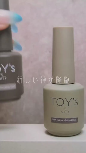 TOY's x INITY Non-Wipe Top Gels - Tsuya Glossy Top/Matte Top (regular & liner brush options available)