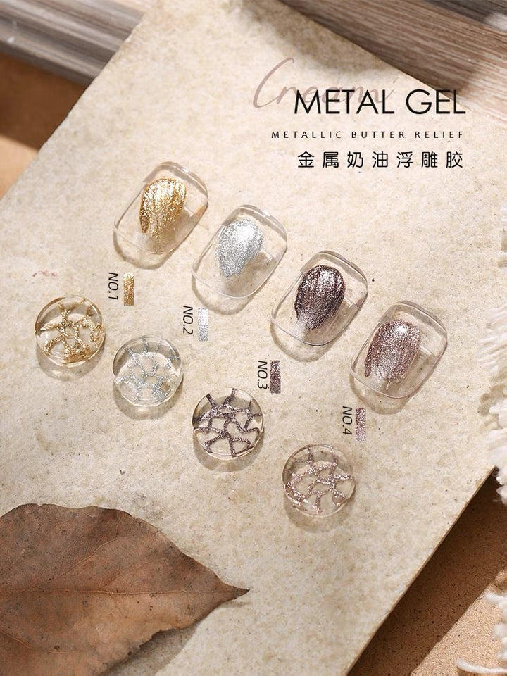 Kaniu Metal Embossed Gels - Colour No.04