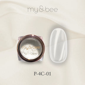 my&bee 4K clear chrome powder - 4C-01~02