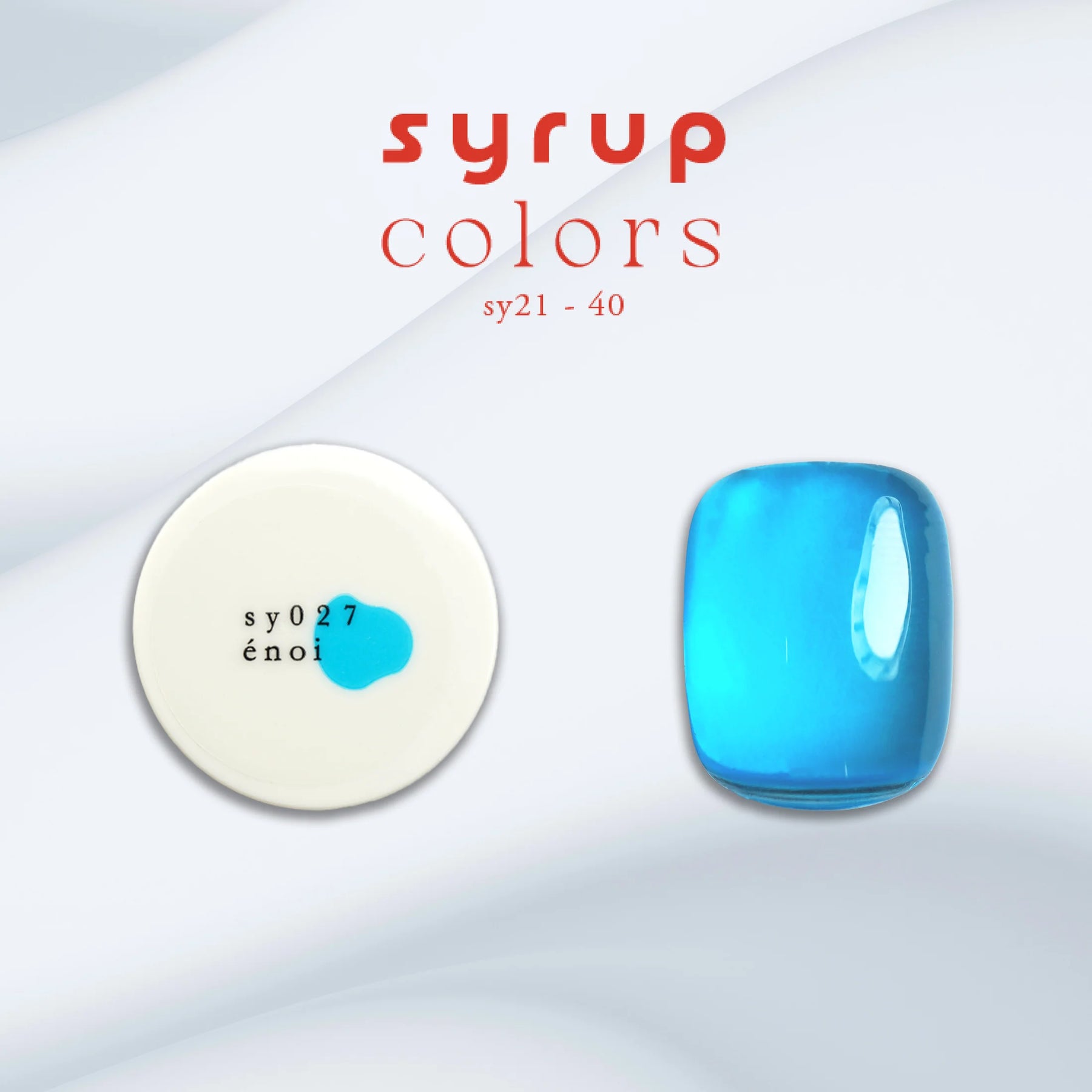 énoi Spring/Summer Syrup Gel Collection - full 20pc set/10pc sets/individual pots (sy021-040)